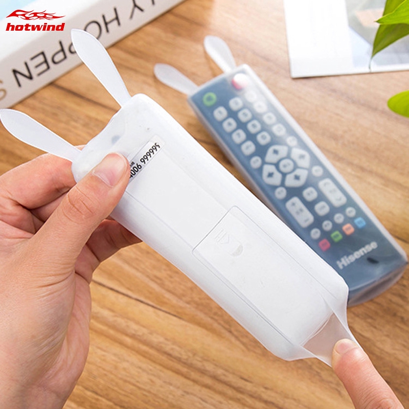 Vỏ Silicon Bảo Vệ Điều Khiển Tv / Máy Lạnh Hình Tai Thỏ Xinh Xắn