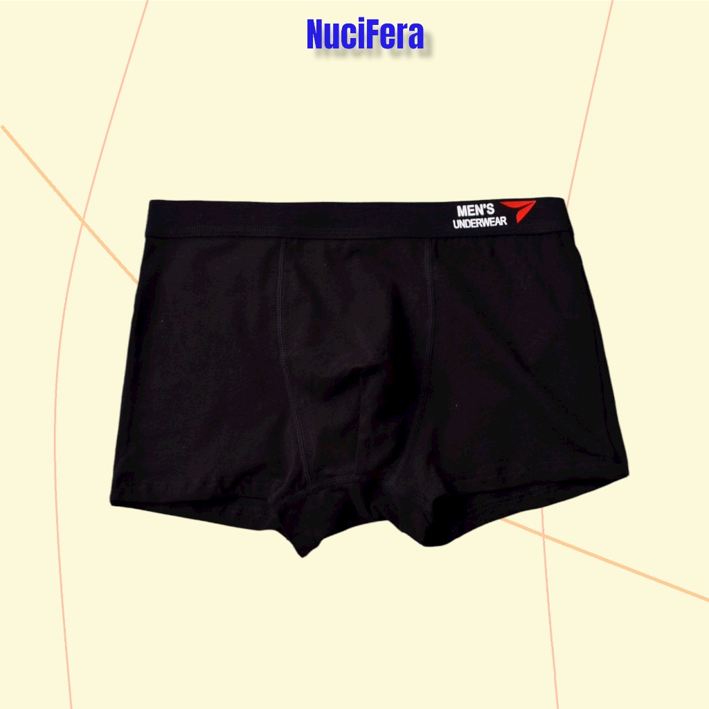 Quần lót nam boxer sịp đùi nam NuciFera X5 chất cotton dày mát co dãn thấm hút mồ hôi