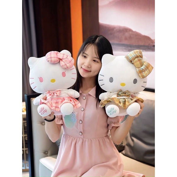 Gấu Bông Hello Kitty Hàng Chuẩn Nhập , Quà tặng Siêu Đáng Yêu Cho Bé