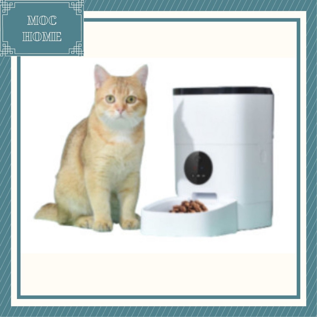 Máy tự động thông minh cho mèo ăn - máy nhả hạt,thả hạt thức ăn cho chó mèo