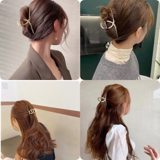 Kẹp tóc gắp Kim loại style Hàn Quốc