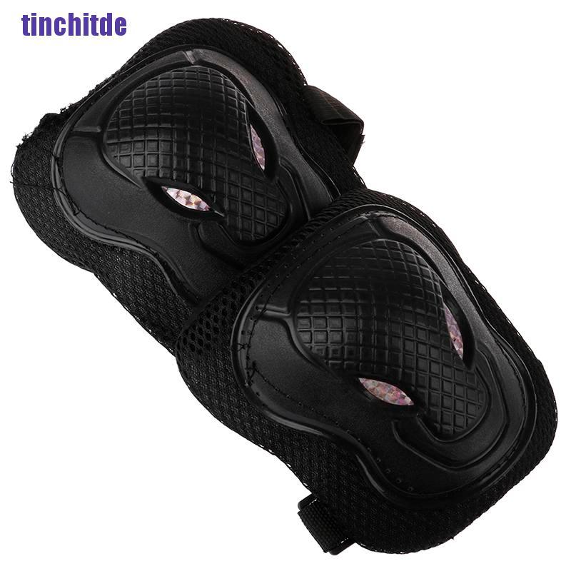 [Tinchitde] 6Pcs Kneepad Motorcycle Bicycle Knee Protector Ski Skateboard Knee Pads Guard [Tin]
