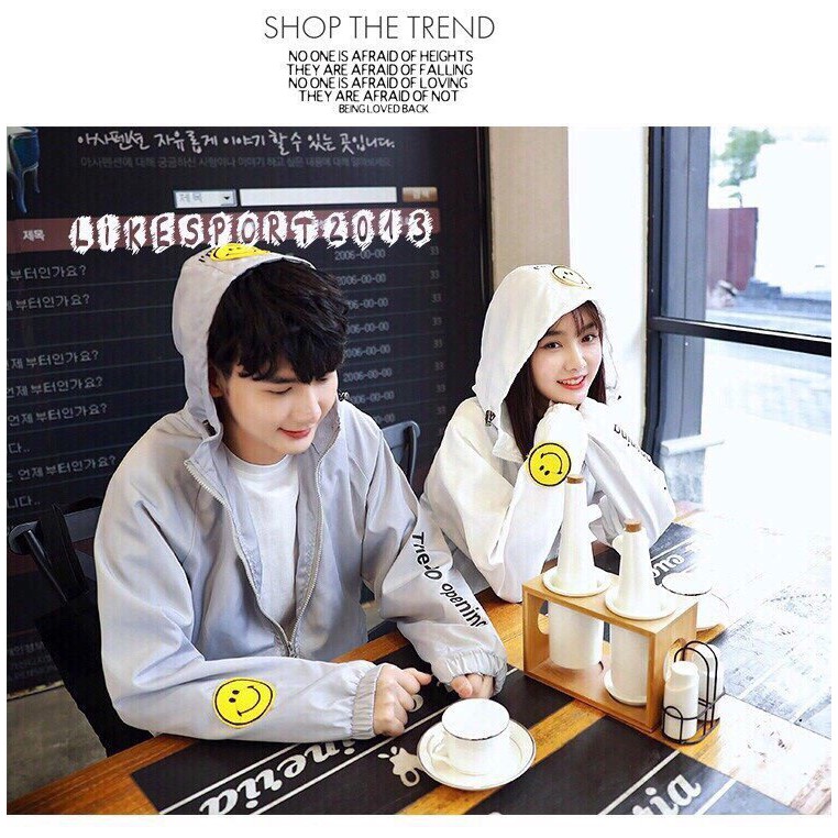 ÁO khoác dù mặt cười dễ thương | BigBuy360 - bigbuy360.vn