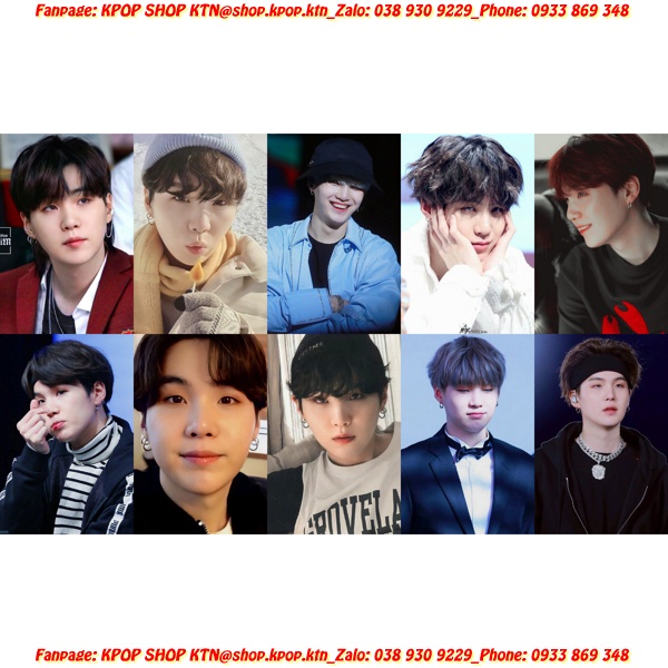 CARD BO GÓC SUGA BTS