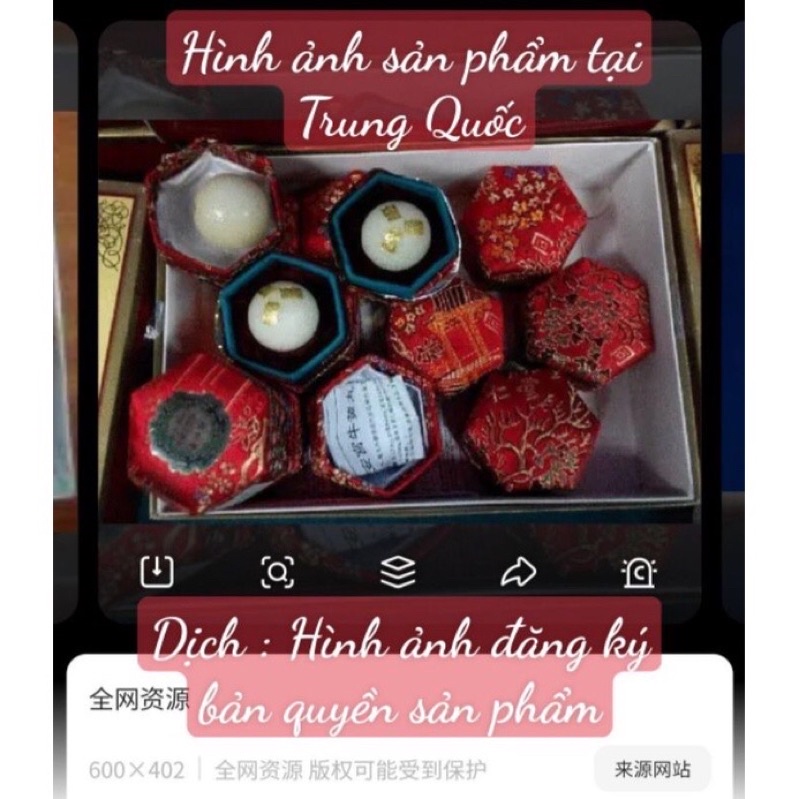 An Cung Ngưu Hoàng Hoàn Đồng Nhân Đường Vỏ Nhung Hộp 1 Viên