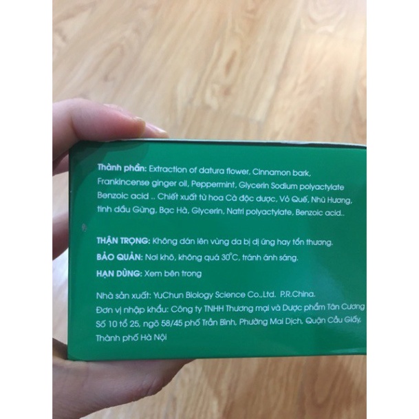 [Chính hãng] MIẾNG DÁN SAY XE THẢO DƯỢC VIO - Hộp 2 miếng -  DÙNG AN TOÀN CHO TRẺ NHỎ  Date mới