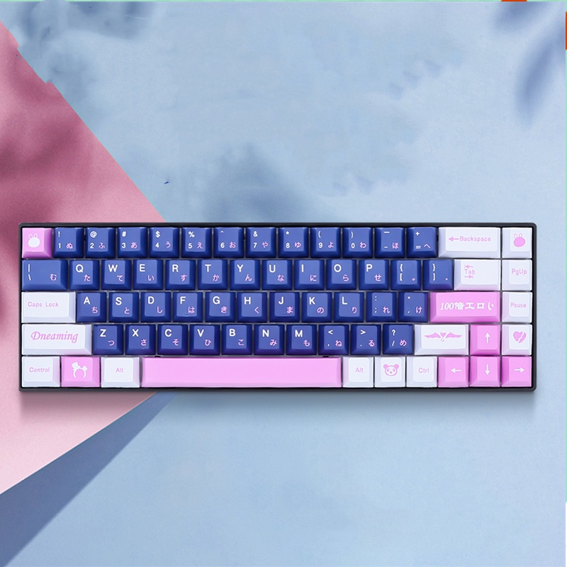 JTK Dreaming Girl keycap Bàn Phím Cơ Cherry Profile PBT 137 / 147 Chất Lượng Cao