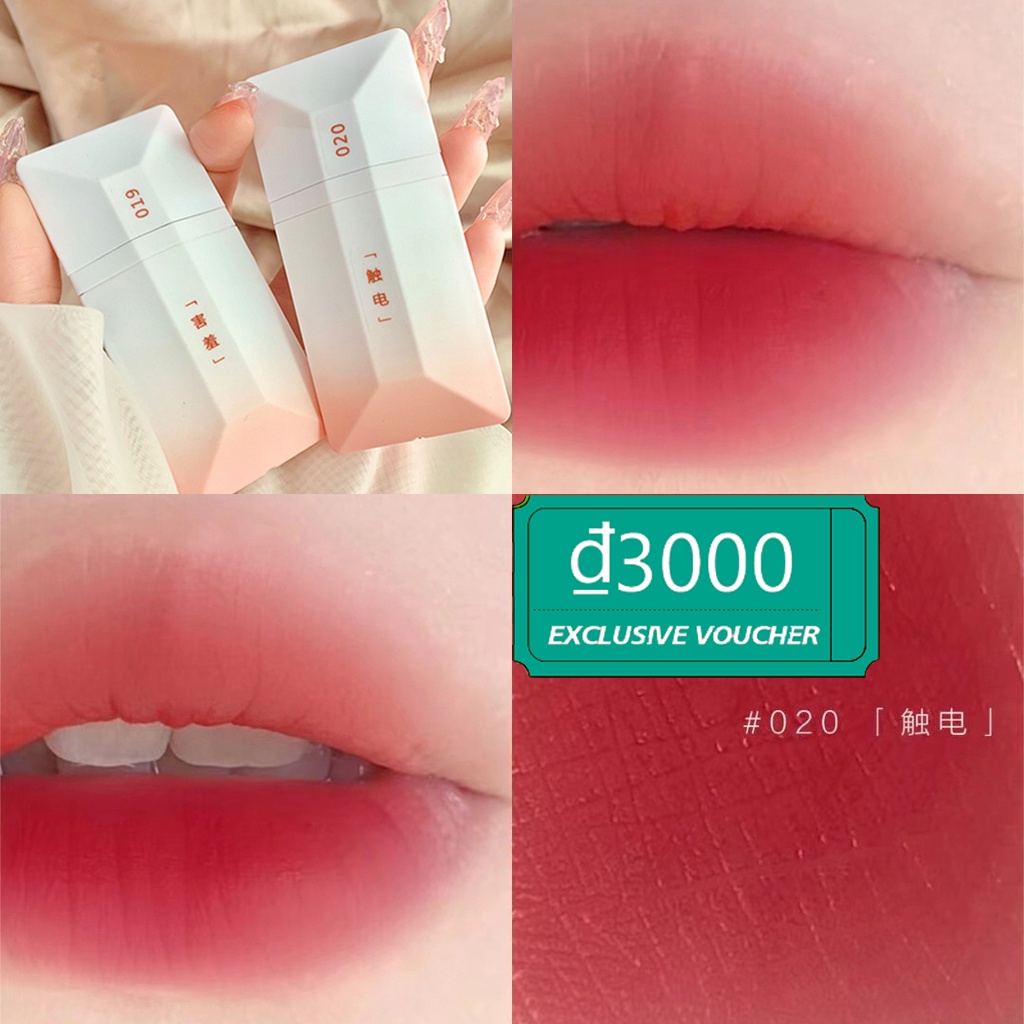 Thẻ Son Môi Trang Điểm Màu Nhung Lì Chống Nước Lâu Trôi Không Lem Mau Khô Hiệu Ripe Girl