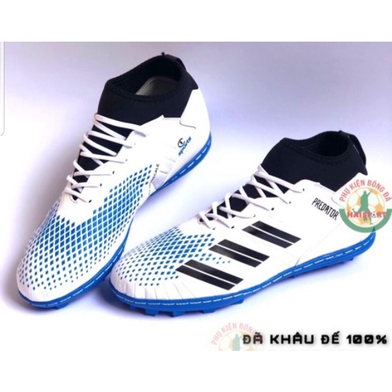 Giày đá bóng sân cỏ nhân tạo cao cổ Predator 2020 -Khâu kín đế 100% - kèm hộp