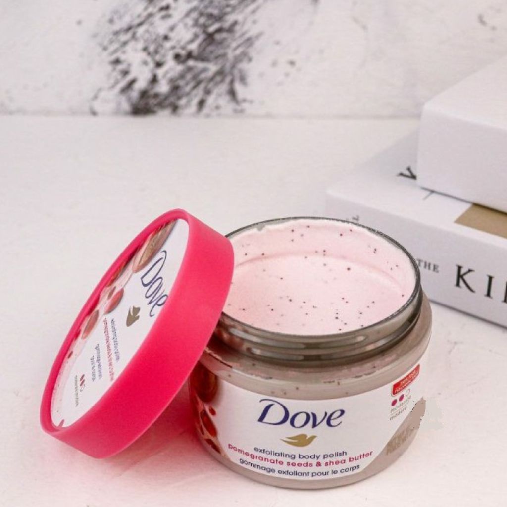 Tẩy Da Chết Toàn Thân Dove Exfoliating Body 225g , Giúp Da Mịn Màng Chiết Xuất Từ Thiên Nhiên.