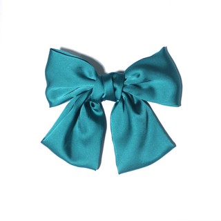 Kẹp Tóc Nơ Lụa Satin Phong Cách Hàn Quốc Dành Cho Nữ
