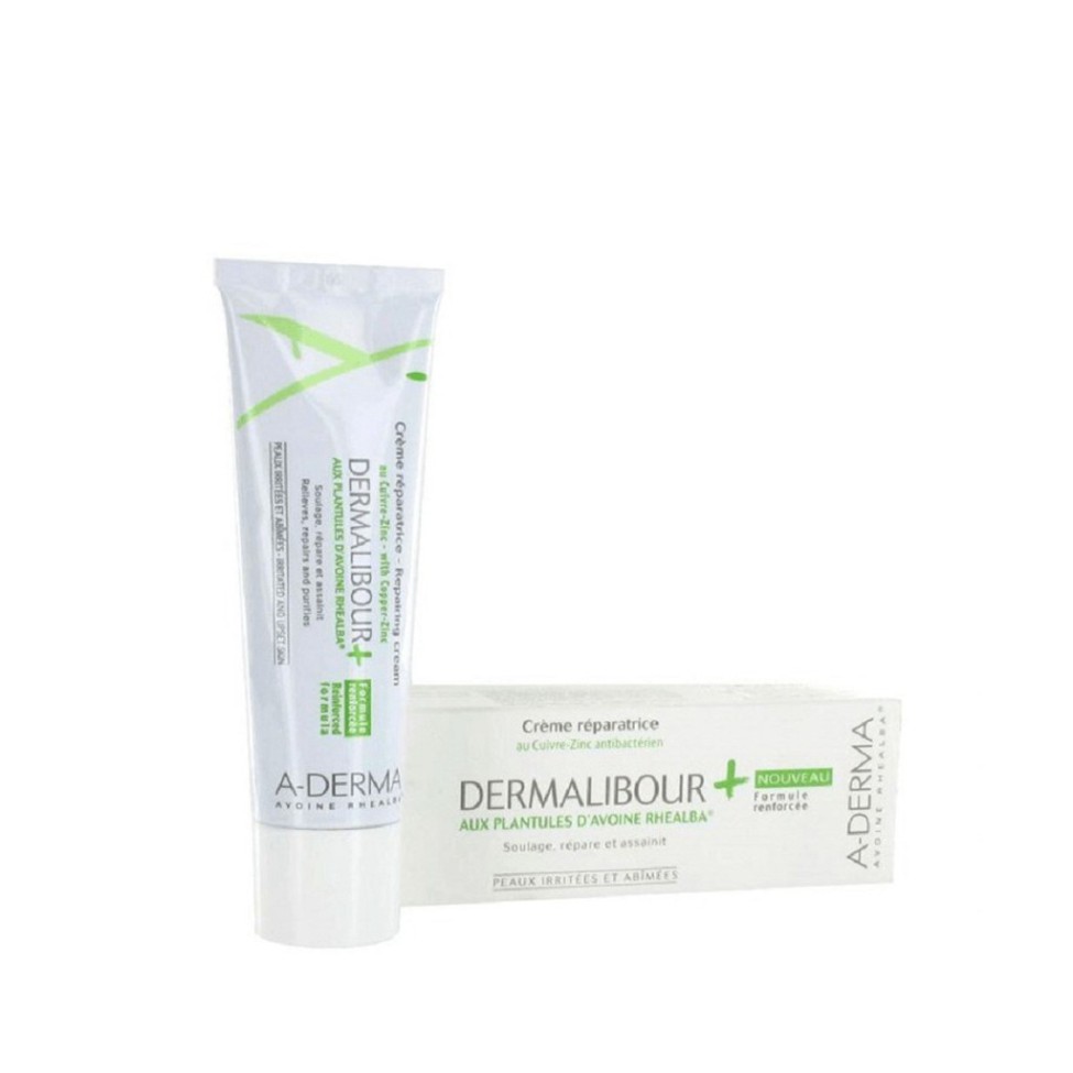 [CHÍNH HÃNG] A-Derma Kem Phục Hồi, Làm Dịu Và Kháng Khuẩn Dermalibour + Repairing Cream 50ml