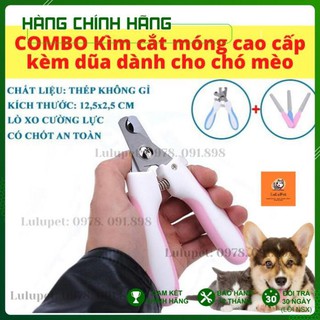 [HÀNG CAO CẤP] Kìm Bấm Móng Chó Mèo Và Giũa Chó Mèo