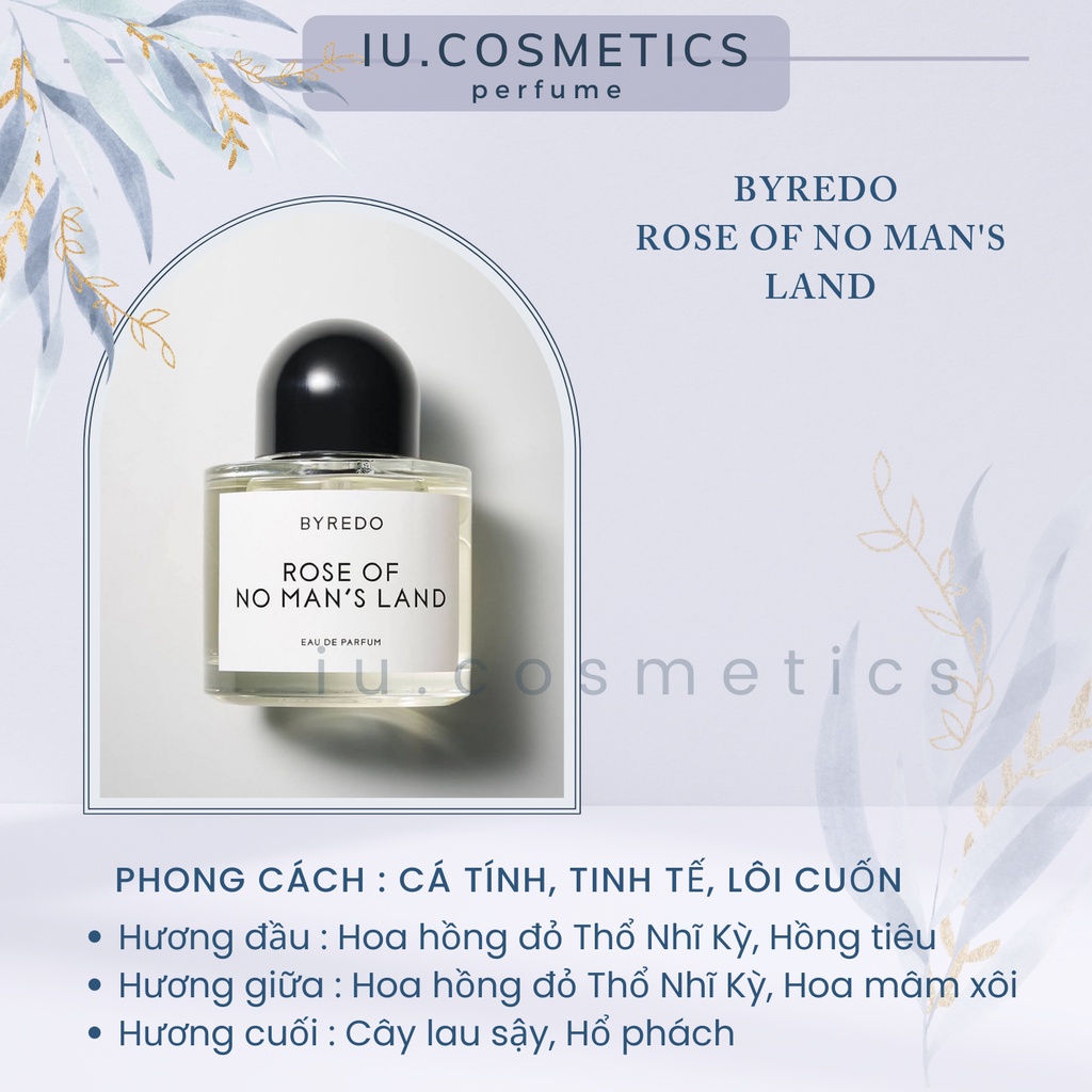 Nước hoa unisex Byredo Rose Of No Man Land 100ml - Dầu thơm Bryredo lưu hương lâu sang trọng đẳng cấp - iu.cosmetics