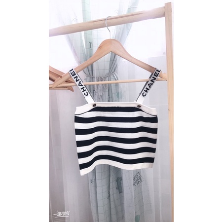 Áo croptop sọc ngang CN