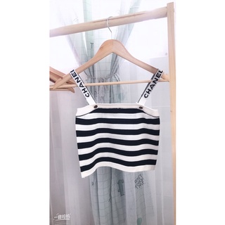 Áo croptop sọc ngang CN