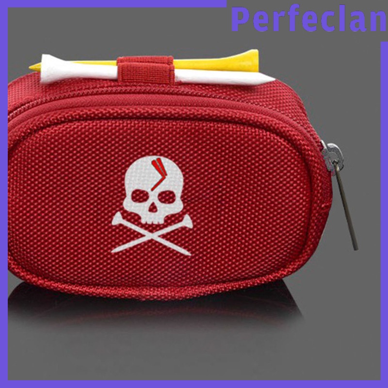 Túi Đựng Bóng Golf Đeo Thắt Lưng Màu Đen Có Khóa Kéo