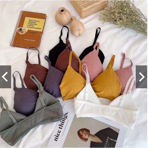 ÁO BRA nữ KHÔNG GỌNG GÂN NƠ ĐỆM DÀY nâng ngực_BR15