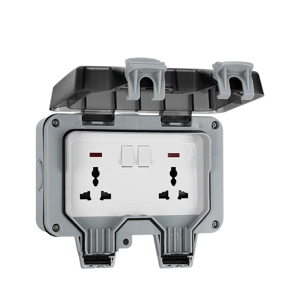 Hộp bảo vệ ổ điện ngoài trời chống nước chuẩn IP66 LG-DNT-002