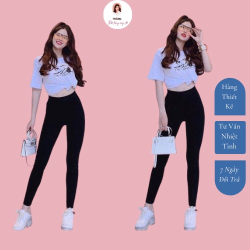 Quần Legging Nữ Nâng Mông [HÀNG XỊN] Quần Leging Co Dãn 4 Chiều Dày Dặn Không Bai Màu, Không Xù Lông