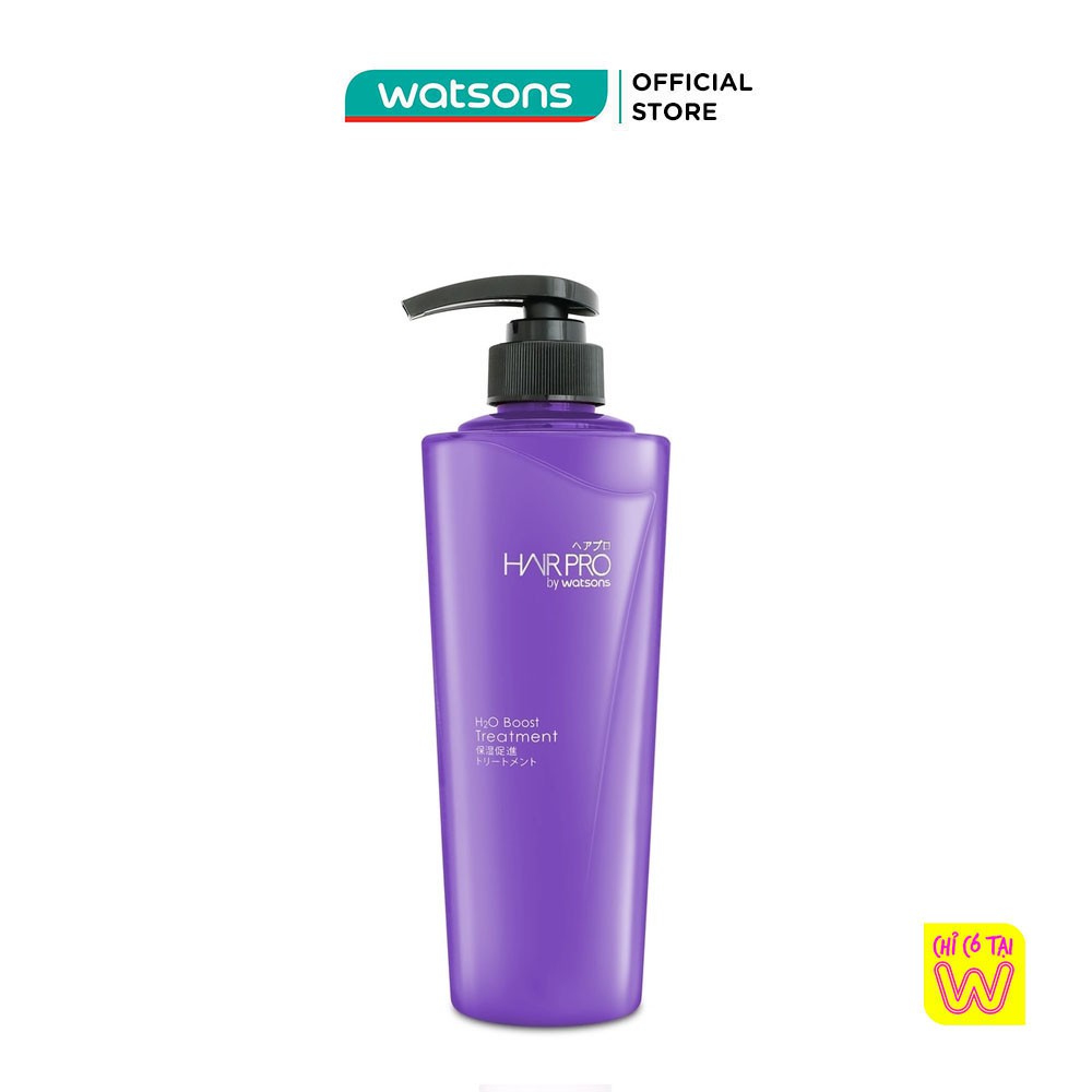 Dầu Xả Hair Pro By Watsons H2O Boost Tăng Cường Cấp Ẩm 500ml