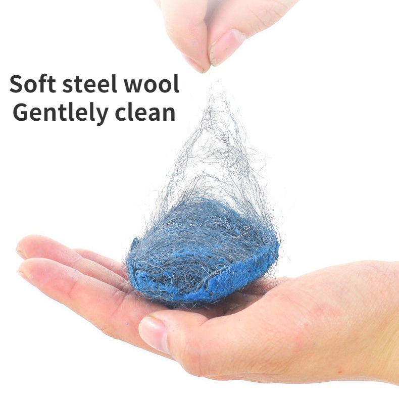 Dụng Cụ Rửa Chén Hình Quả Bóng Bằng Sợi Thép Có Bột Xà Phòng