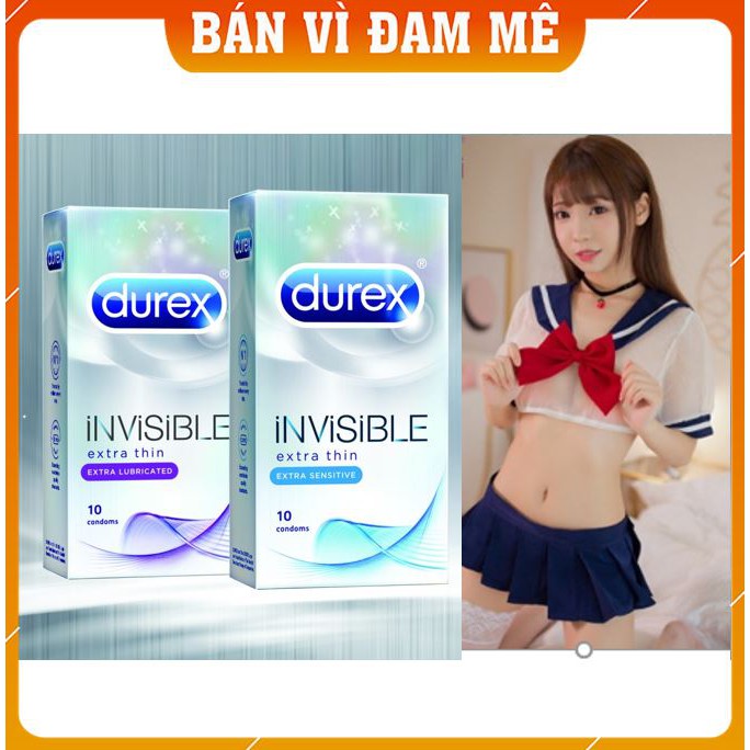 ✅Bao Cao Su Siêu Mỏng Durex Invisible Extra Thin- Siêu Khoái Cảm🌞✅