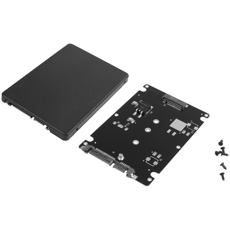 B+M key Socket 2 M.2 NGFF(SATA)SSD to 2.5 SATA Adapter Card with Case | BigBuy360 - bigbuy360.vn