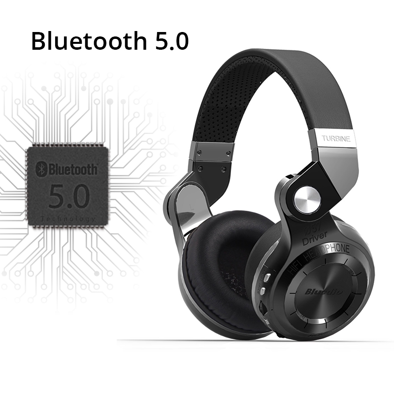 Tai nghe chụp tai Pulierde Bluedio Turbine T2+ Bluetooth tích hợp âm thanh nổi chất lượng cao