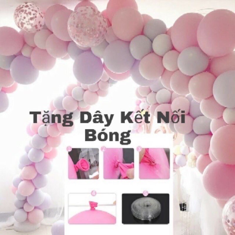 💐🌸 Bóng Phối Màu HPBD Dây Chữ Ánh Kim Y Hình Xinh🌺