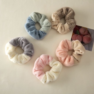🦢Chun cột tóc Scrunchies lông 2 mầu