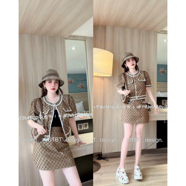 Áo len dây rút ngực (ngắn tay)