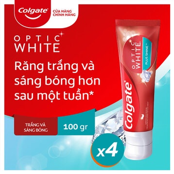 Kem Đánh Răng Colgate Optic White 100g làm trắng răng