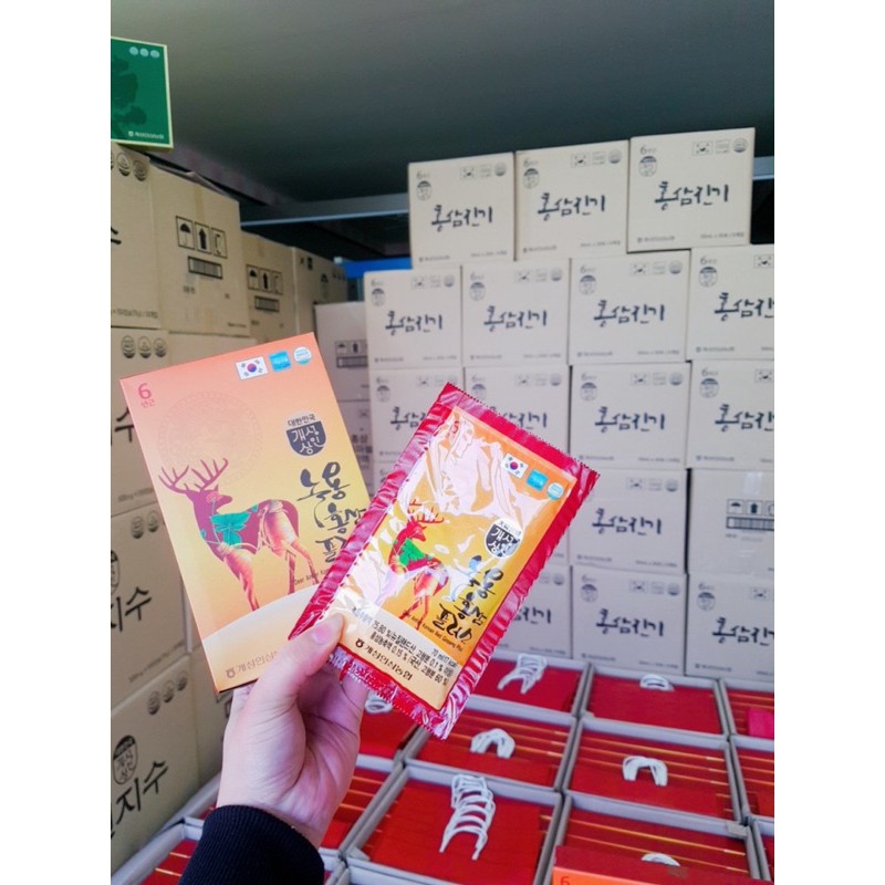 [HÀNG MỚI VỀ] Nước Hồng Sâm Nhung Hươu NONGHUYP Hàn Quốc, Hộp 30 Gói x 70Ml | BigBuy360 - bigbuy360.vn