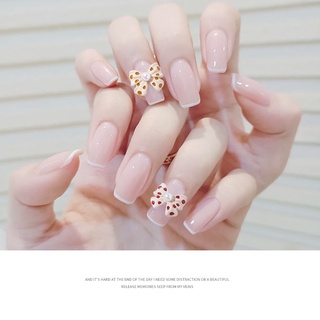 charm nơ chấm bi trang trí móng tay