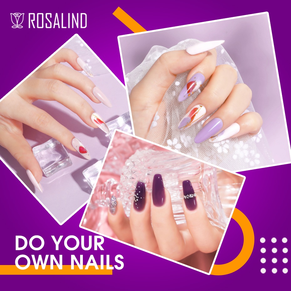 Sơn Móng Tay ROSALIND 7ML  Màu Sắc Nâu