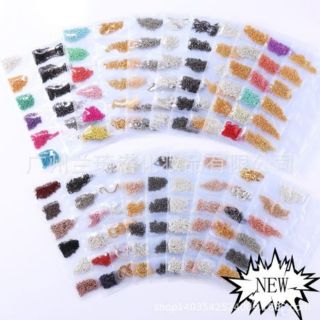 Dây xích trang trí móng, Dây xích hợp kim 3D nhiều màu sắc dùng để trang trí móng nghệ thuật