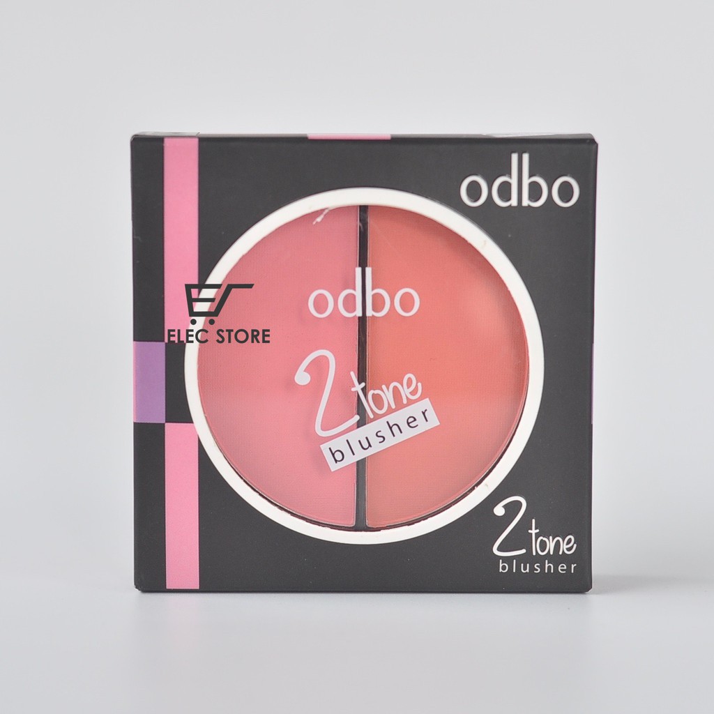 FREESHIP TOÀN QUỐC 50K - Phấn Má Hồng Odbo 2 Tone Blusher OD182 Thái Lan