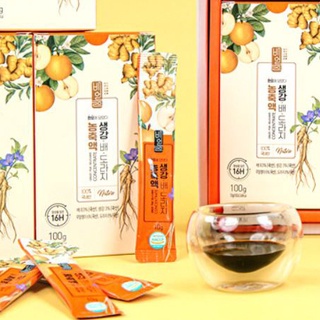 Nước cốt lê Hàn Quốc kết hợp táo đỏ, gừng, mộc qua Hàn Quốc 10gx10 gói/1 hộp