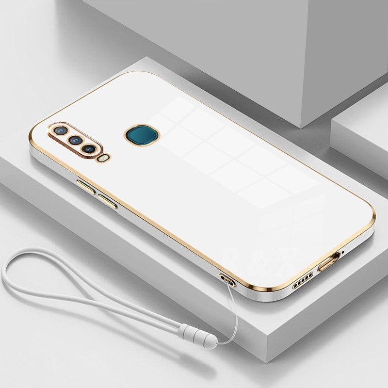 Ốp Điện Thoại Silicon Vuông Mạ Màu 6D Cho Vivo V21 V23 V23e V21e V20 SE V19 NEO V15 Y50 Y30i Y30 Y51 2021 Y31 Y53S Y51A S1 Pro X