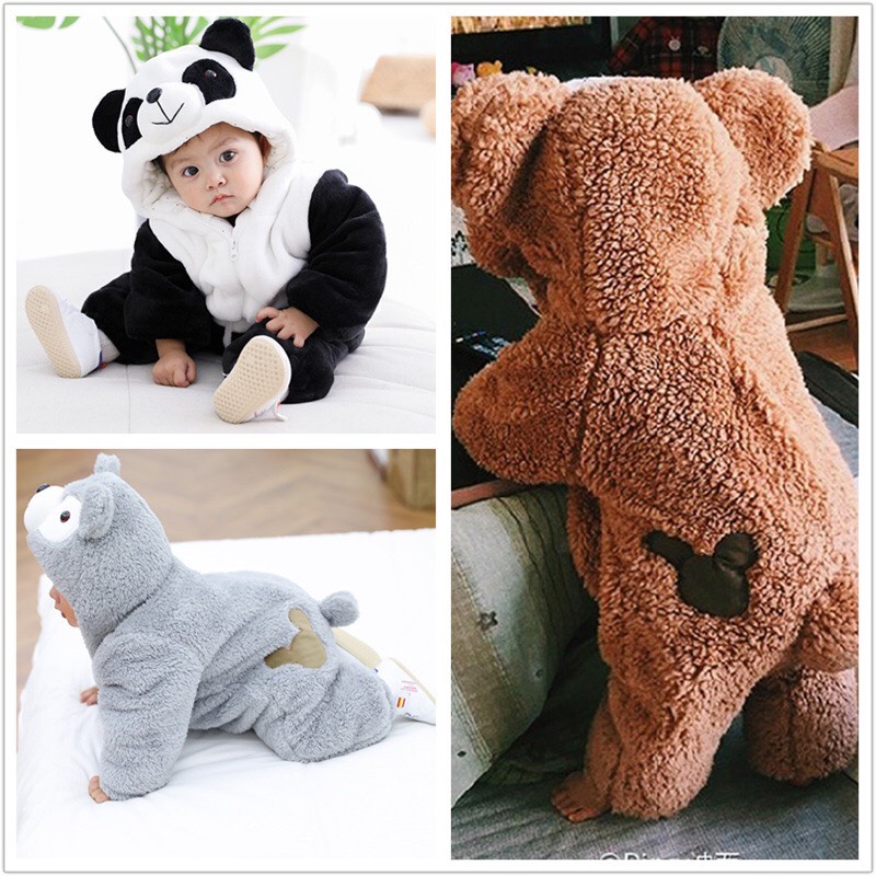 - Body Gấu Lông Cho Bé Cực Yêu 6-12kg -Shubikids