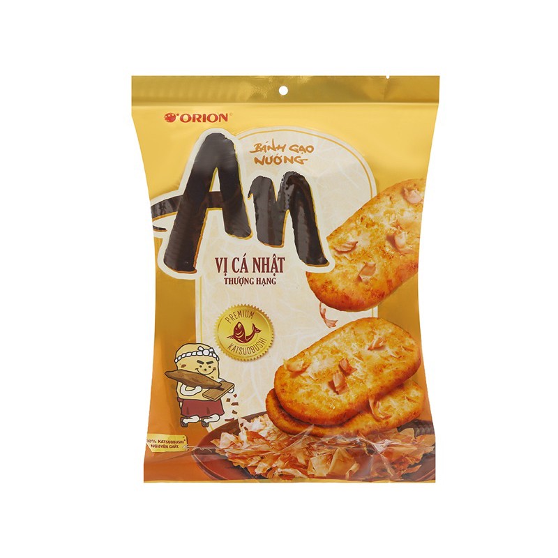 BÁNH GẠO NƯỚNG AN ORION VỊ CÁ NHẬT 110,8G