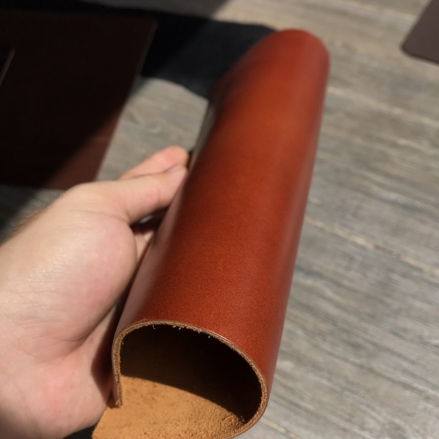 Lót Chuột Da Bò Màu Nâu Bò - Lót Chuột Da Bò - Amiestore Leather