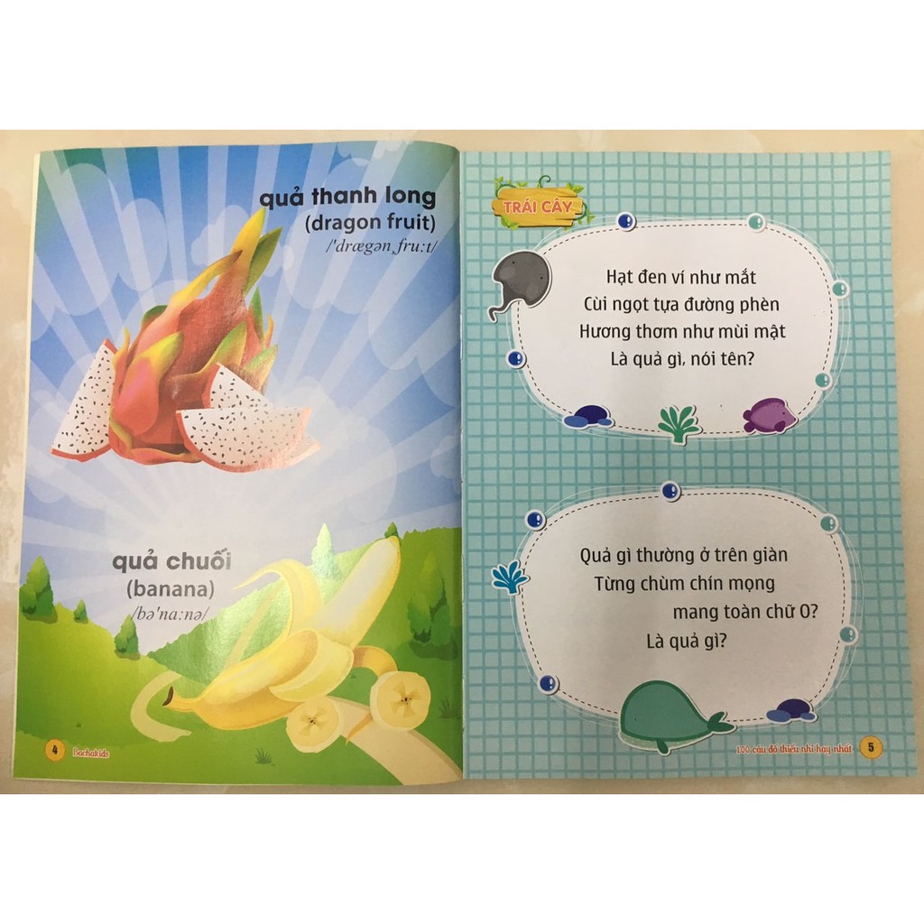 Sách cho bé - 100 câu đố thiếu nhi hay nhất