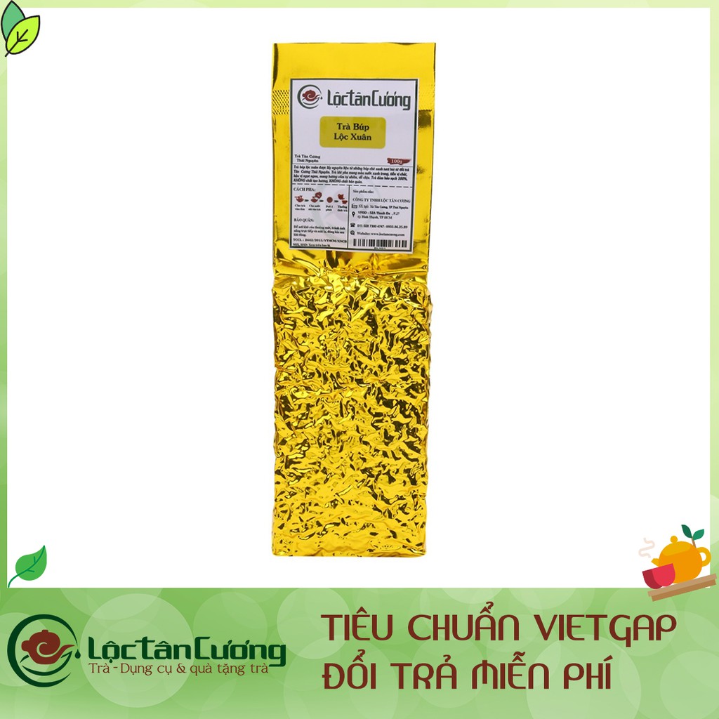 Trà Búp Lộc Xuân (100g) Lộc Tân Cương - Trà Thái Nguyên