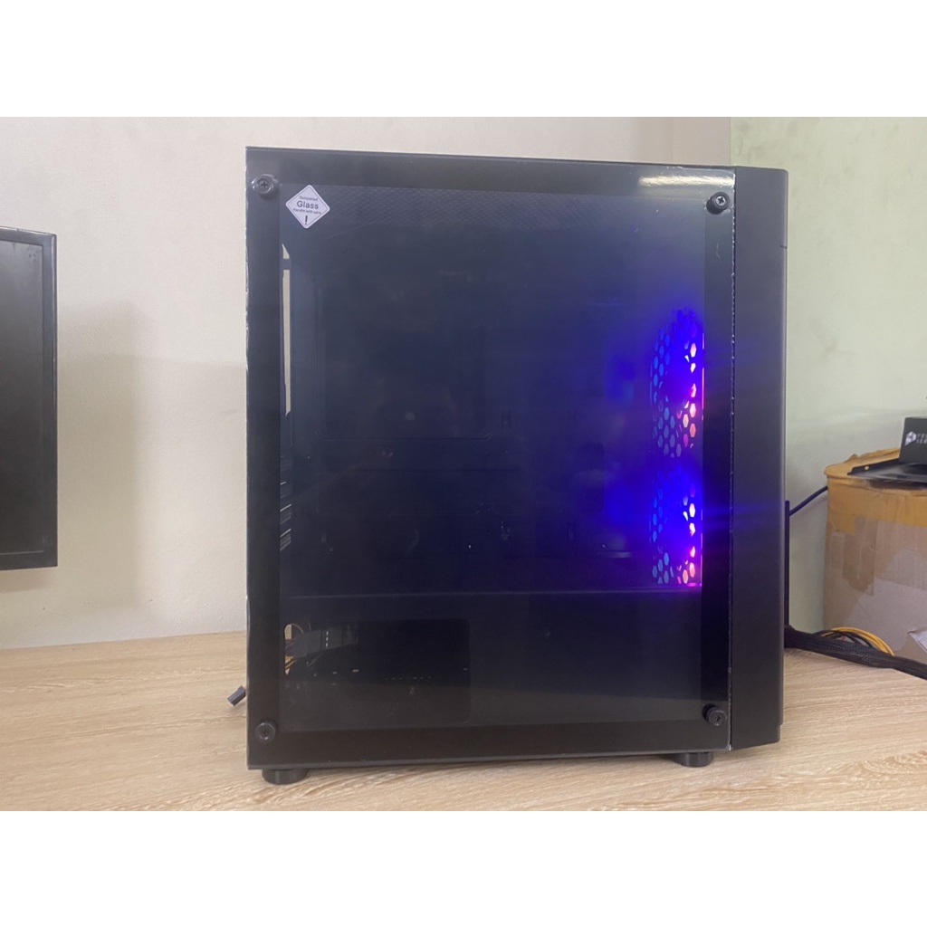 Vỏ case máy tính Xigmatek AERO 2F EN46591 - 2 Fan RGB case pc