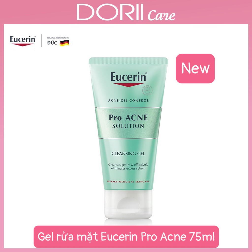 Eucerin Gel Rửa Mặt Cho Da Mụn Pro ACNE Cleansing 75ml