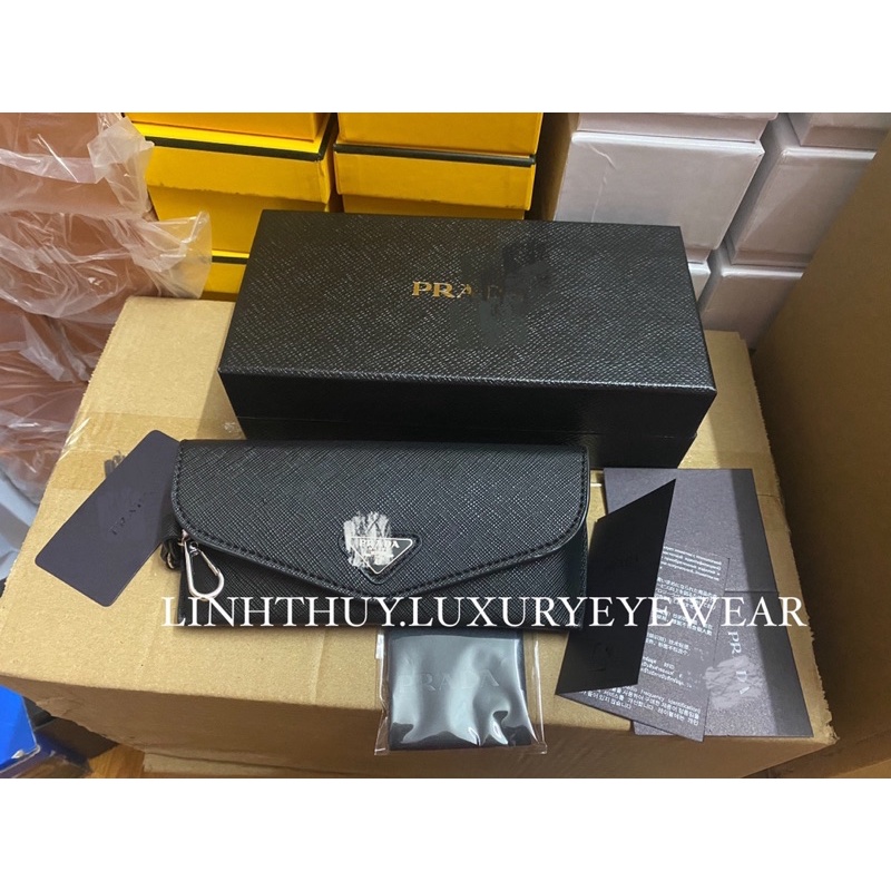 Set hộp kính, túi ví kính mắt cao cấp auth