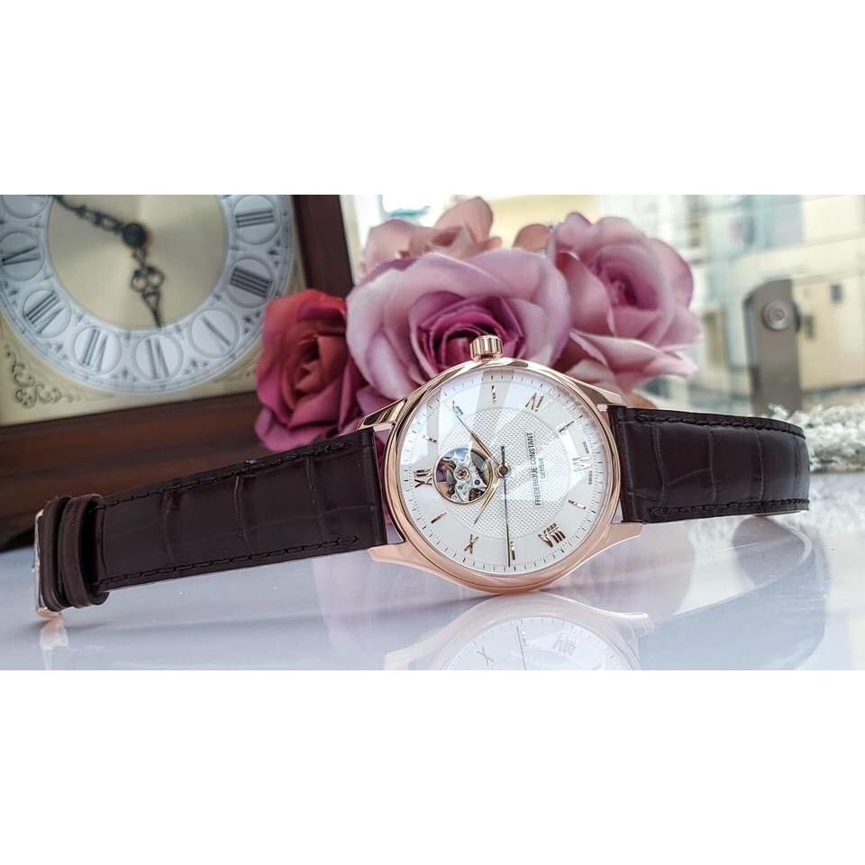 Đồng hồ nam chính hãng Frederique Constant Classics Heart Beat Automatic - Máy cơ tự động - Kính Sapphire