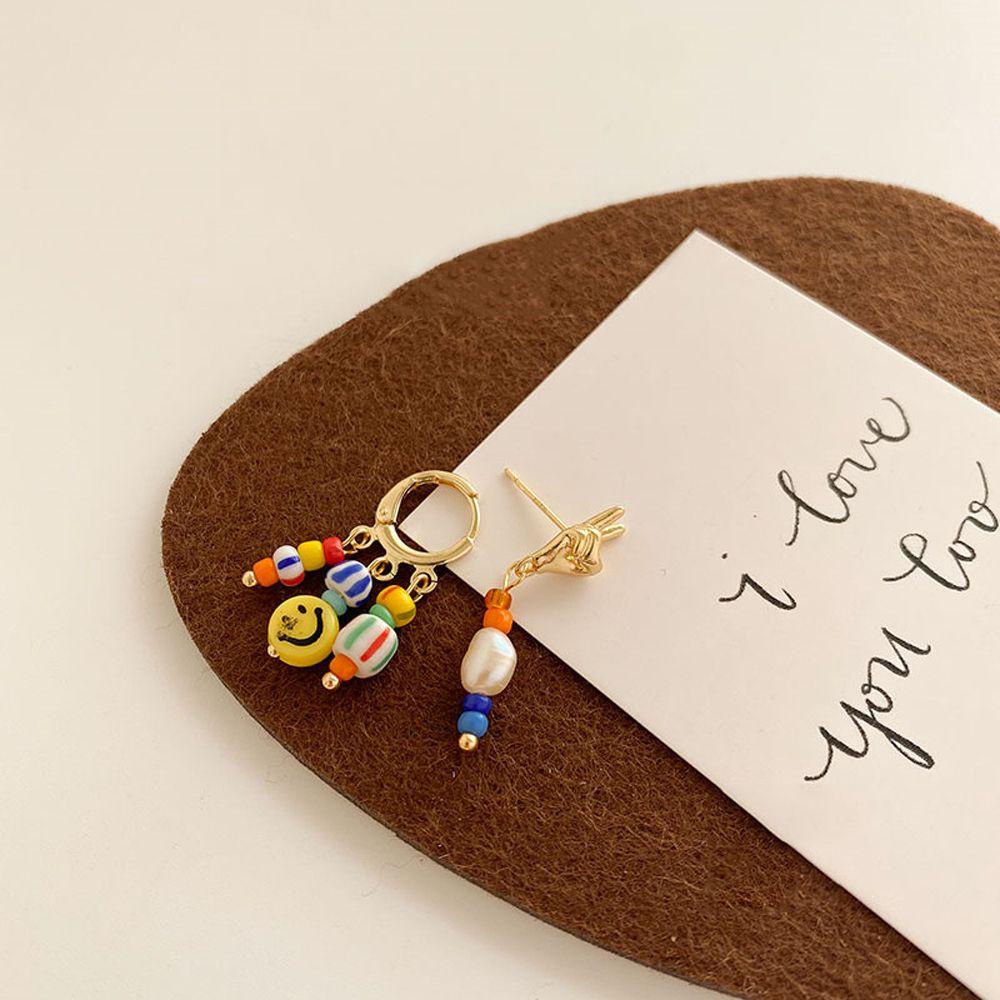 Bông Tai Hình Mặt Cười Thời Trang Dành Cho Nữ VANES1